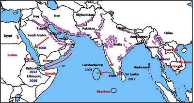 Anthropogenic Factors Driving Recent Range Expansion of the Malaria Vector Anopheles stephensi